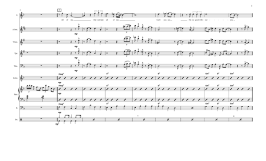 All Of Me All Of Me Jazz Ensemble scores gallery preview page 2