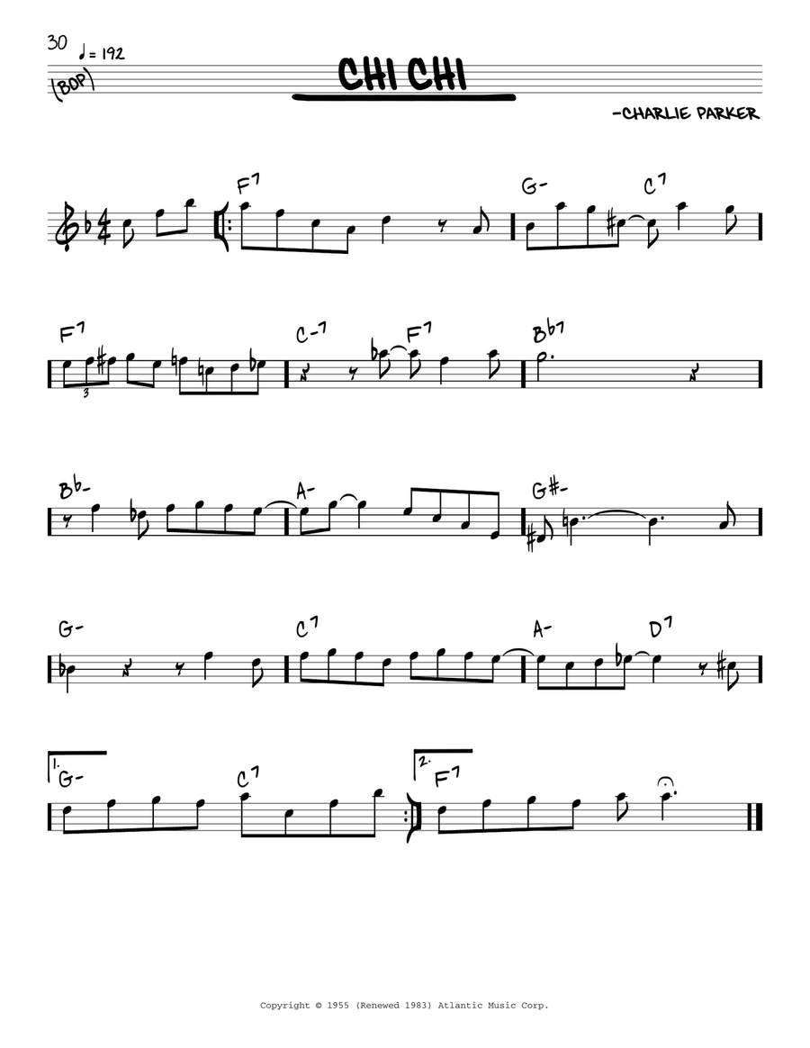 Chi Chi Piano scores gallery preview page 1