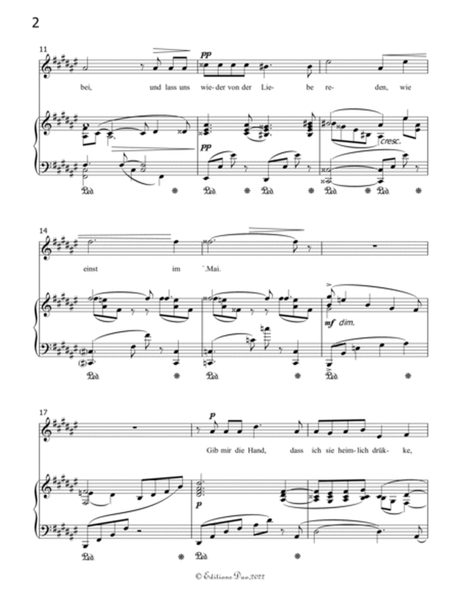 Allerseelen, by Richard Strauss, in F sharp Major