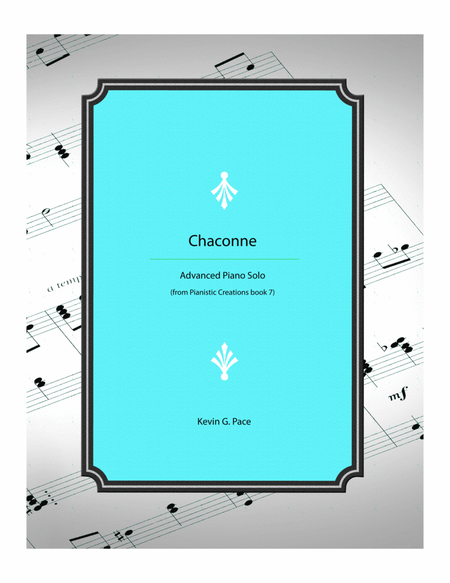 Chaconne - advanced modern piano solo image number null