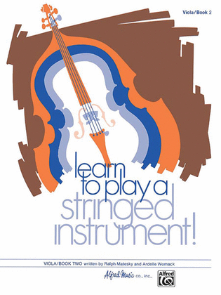 Book cover for Learn to Play a Stringed Instrument, Book 2