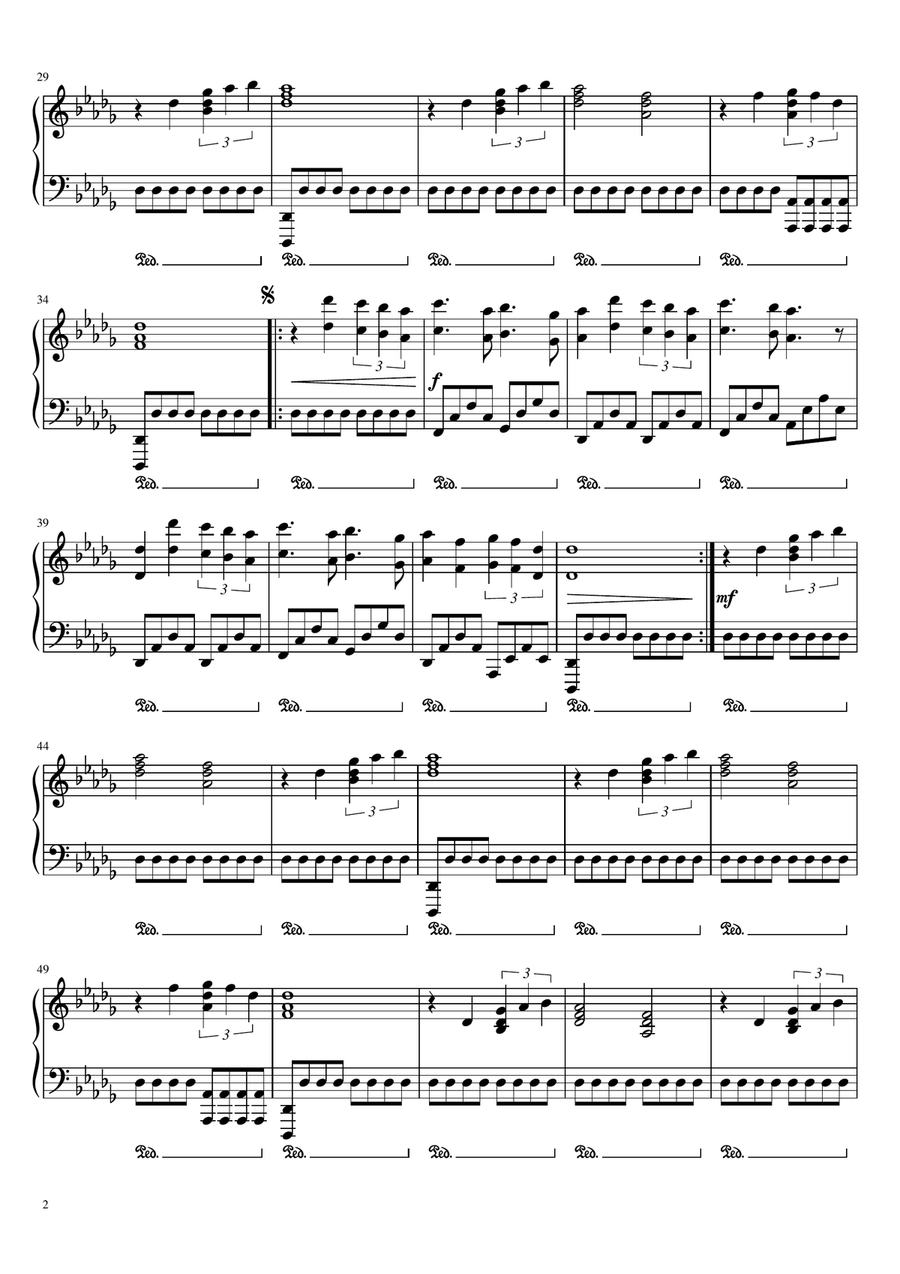 Chariots Of Fire A Cappella scores gallery preview page 2