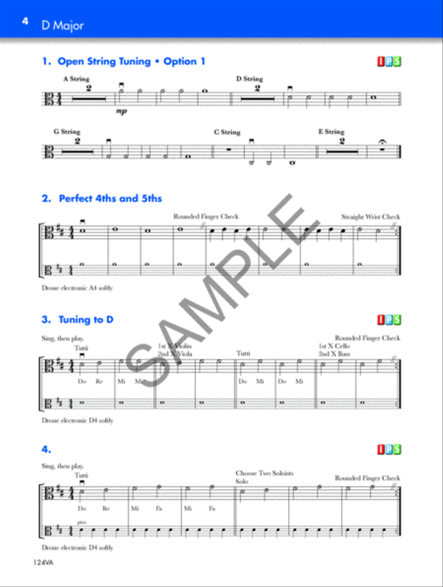 Intonation Basics: A String Basics Supplement-Viola Chamber Orchestra scores gallery preview page 2