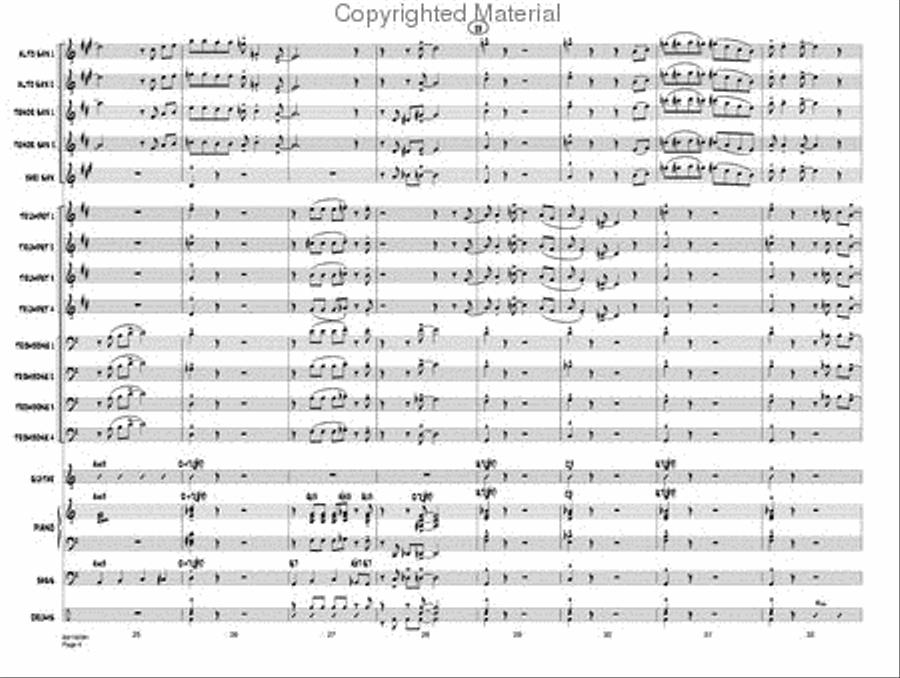 Doctor Blues Doctor Blues Jazz Ensemble scores gallery preview page 5