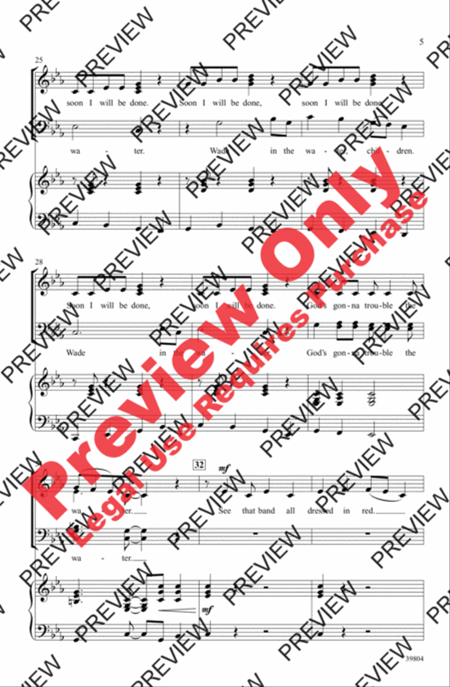Trouble! - SoundTrax CD (CD only) Choir scores gallery preview page 5