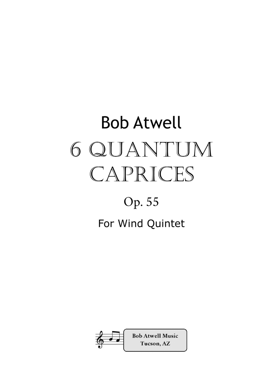 Quantum Caprices Woodwind Quintet scores gallery preview page 1