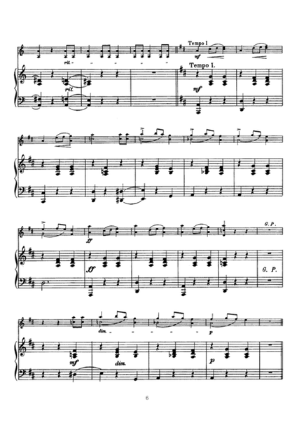 Chopin Grande valse brillante, for Violin & Piano, VN007