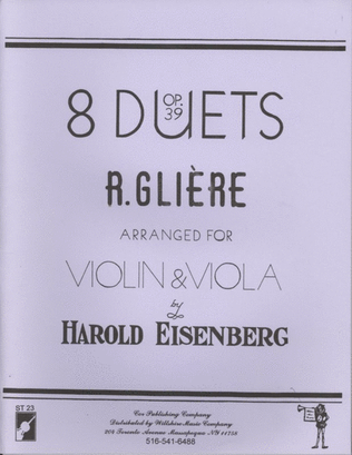 Eight Duets - Opus 39 (Roger C. Vogel)
