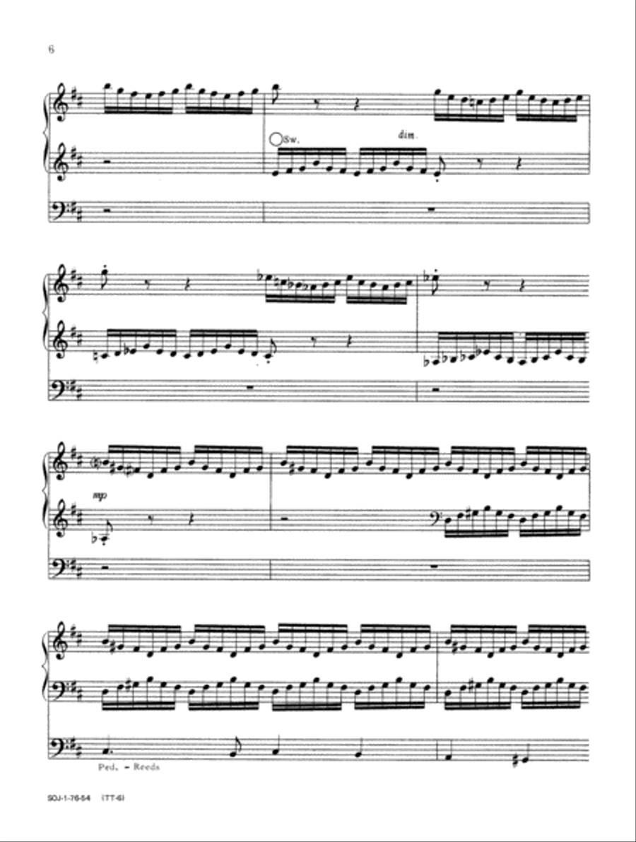 Toccatas! Toccatas! Organ Solo scores gallery preview page 5