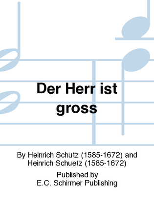 Book cover for Der Herr ist gross (Great Is the Lord God)