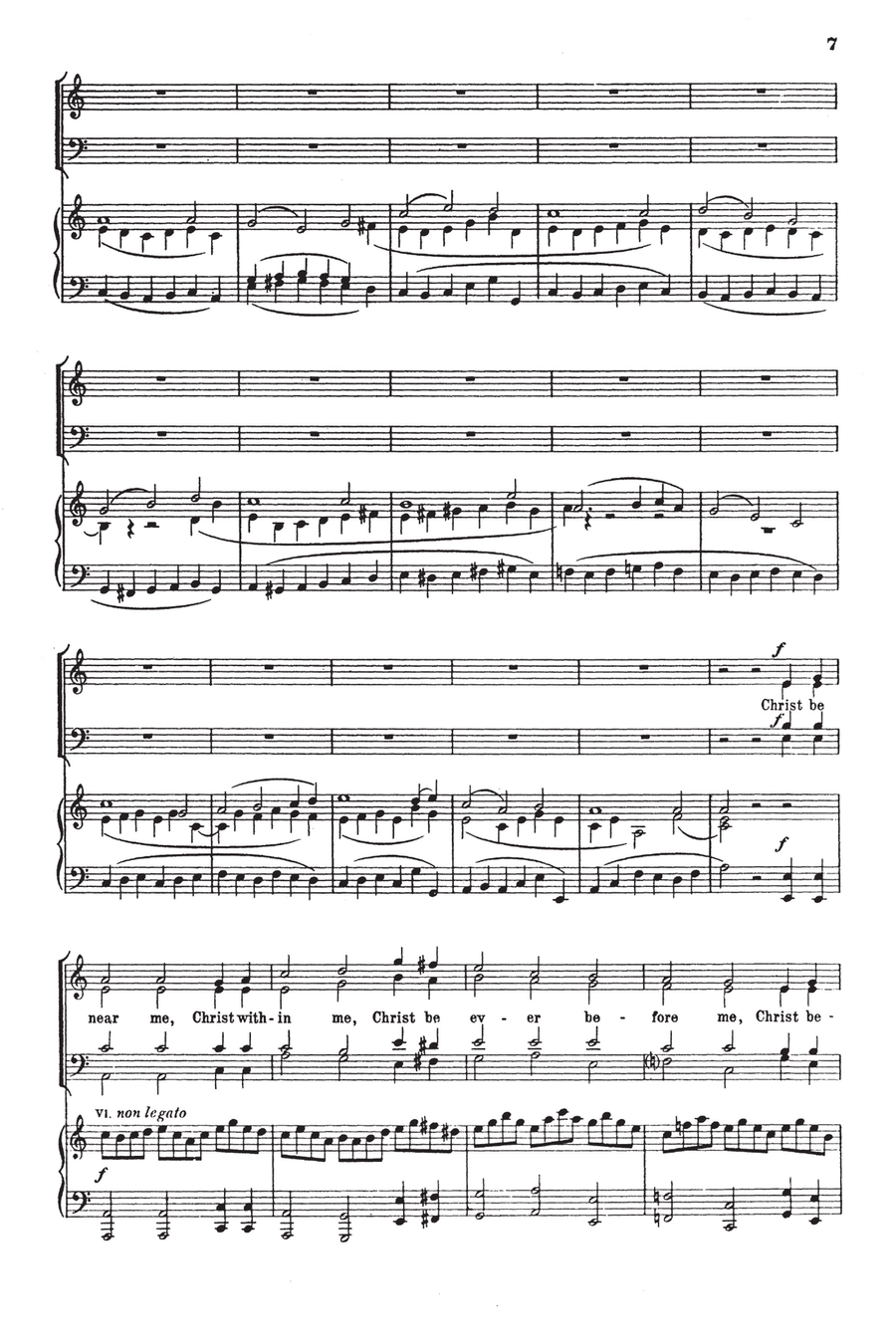 St. Patrick's Prayer (Fantasia on Irish Hymns) 4-Part scores gallery preview page 5