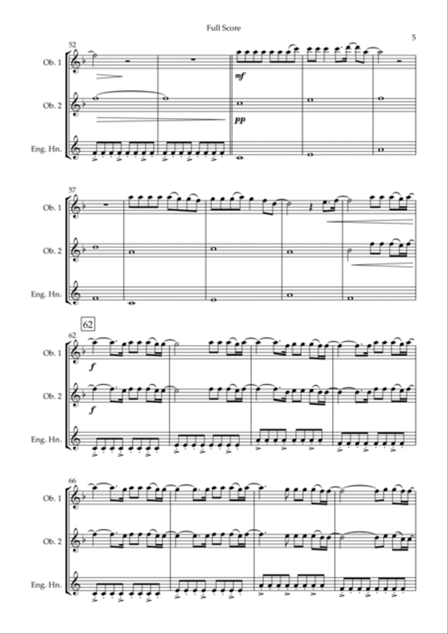 You Say Woodwind Trio scores gallery preview page 5
