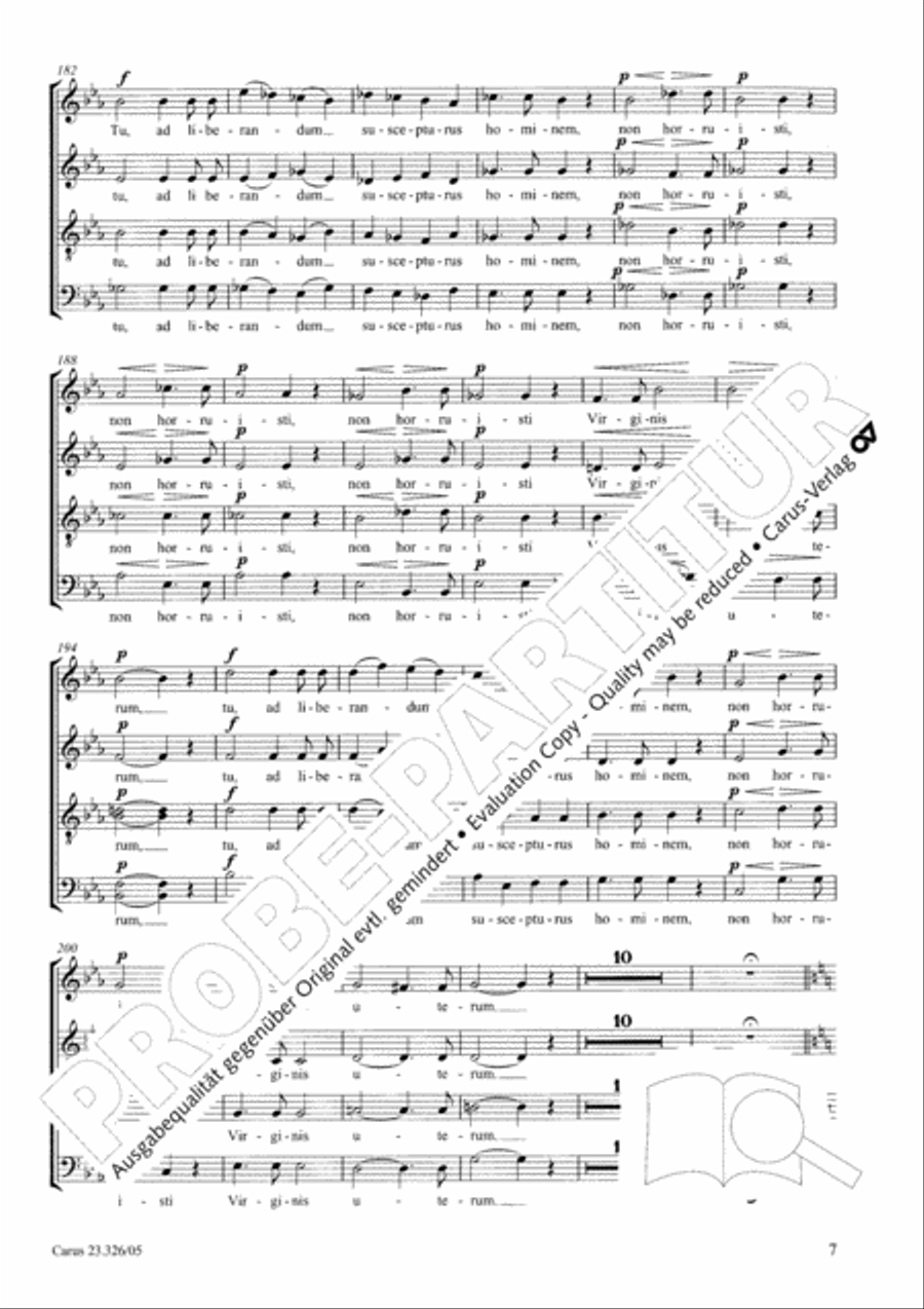 Te Deum 4-Part scores gallery preview page 8