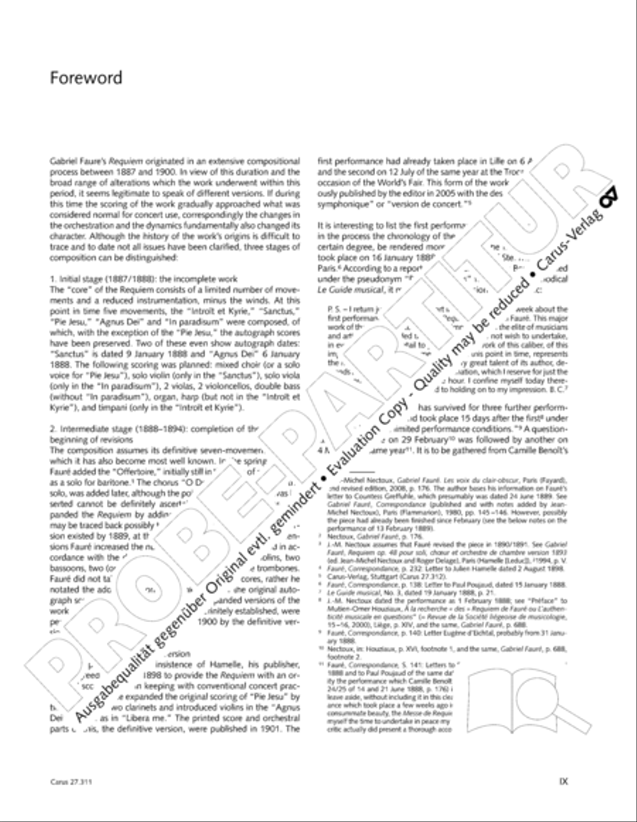Requiem - church version (Requiem. Fassung mit kleinem Orchester) 4-Part scores gallery preview page 11