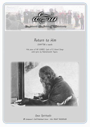 Book cover for RETURN TO HIM