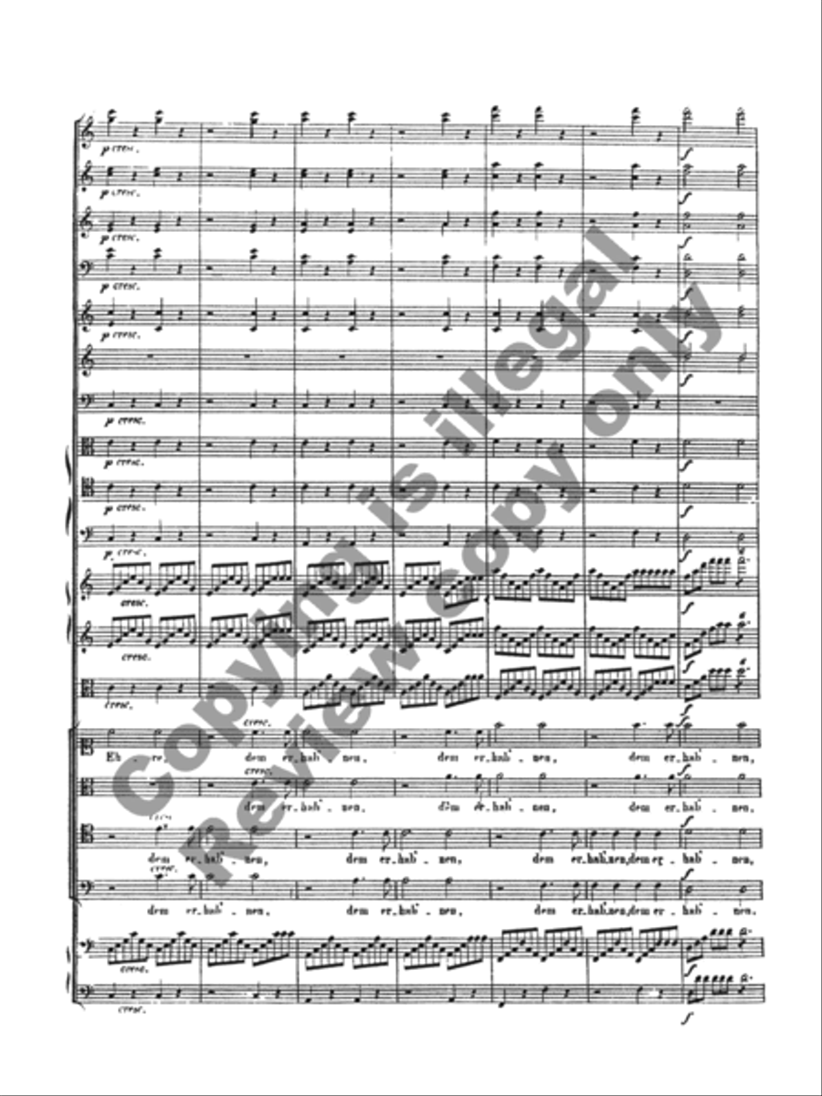 Hallelujah Chorus (Hallelujah unto God's Almighty Son!) (Orchestra Score and Parts) Choir scores gallery preview page 34