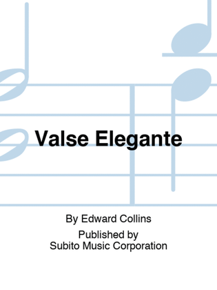 Book cover for Valse Elegante