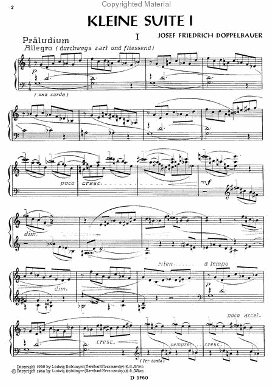 Kleine Suite 1 Piano Solo scores gallery preview page 2