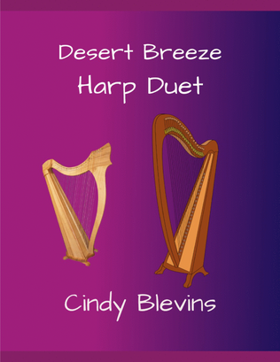 Book cover for Desert Breeze, Harp Duet