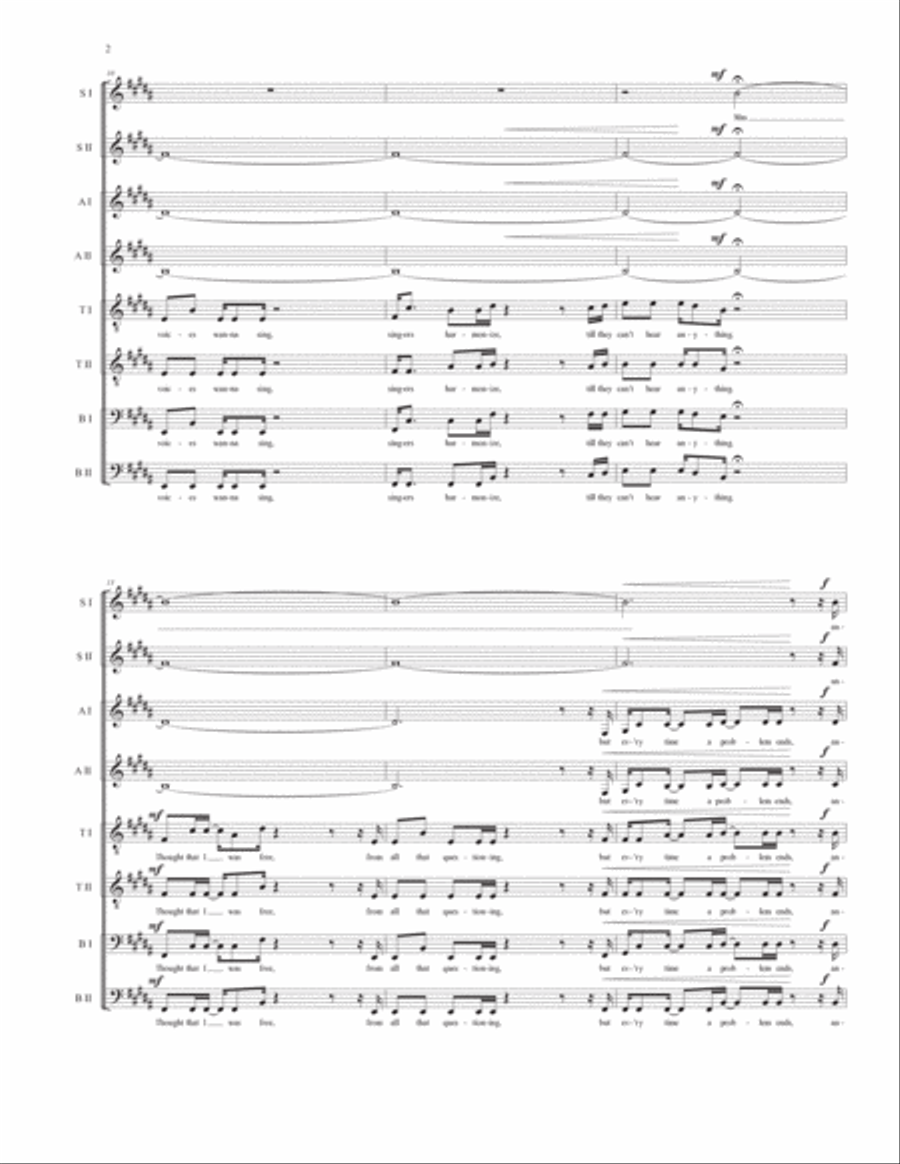 Harmony Hall 4-Part scores gallery preview page 3