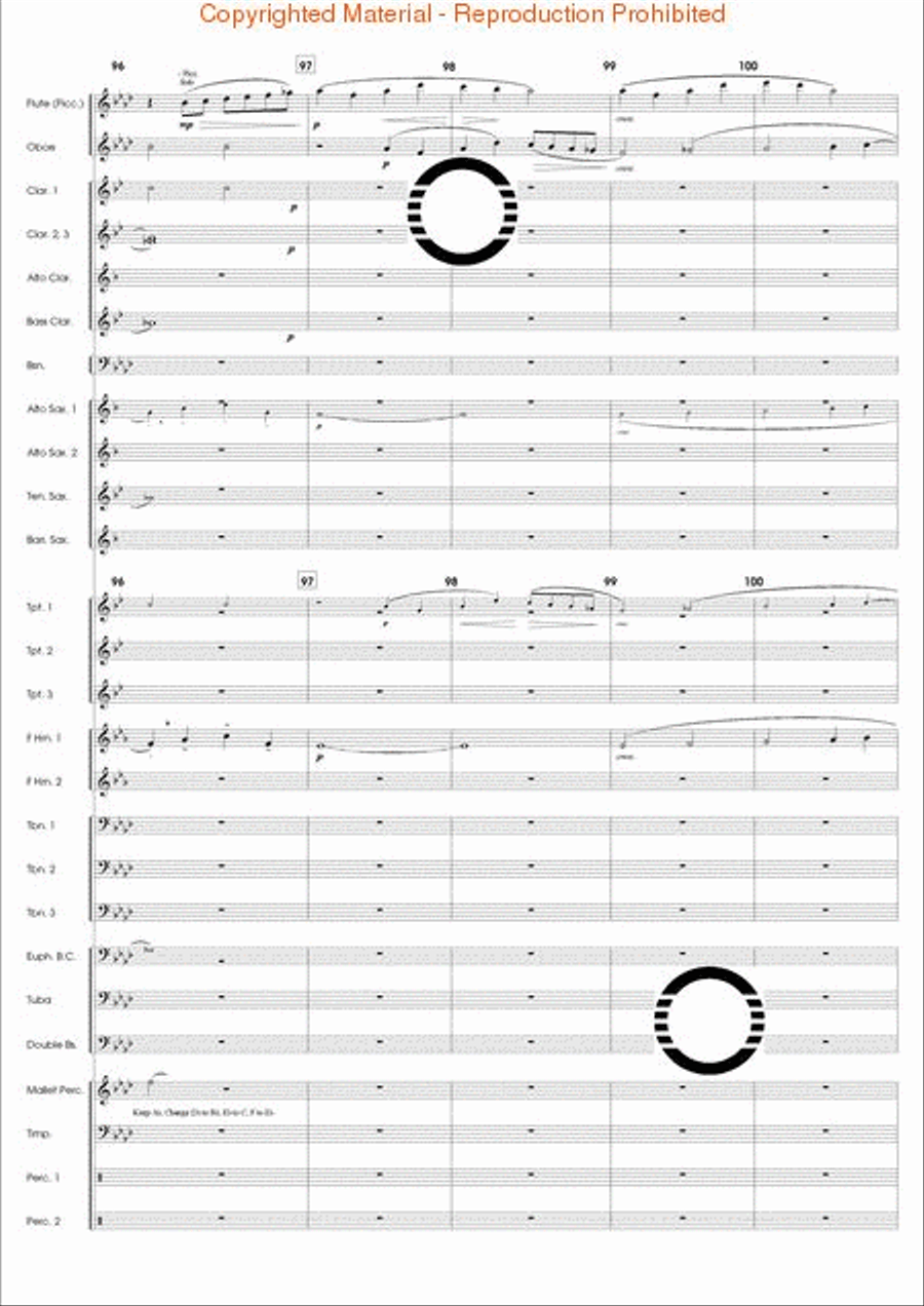 The Spirit Soars Concert Band scores gallery preview page 21