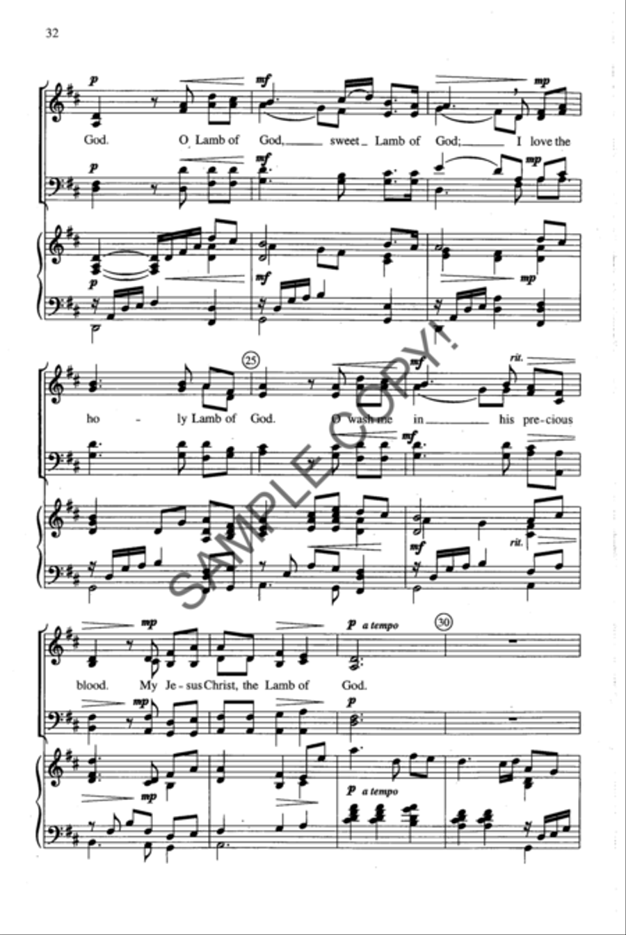 Shadow of the Cross 4-Part scores gallery preview page 18