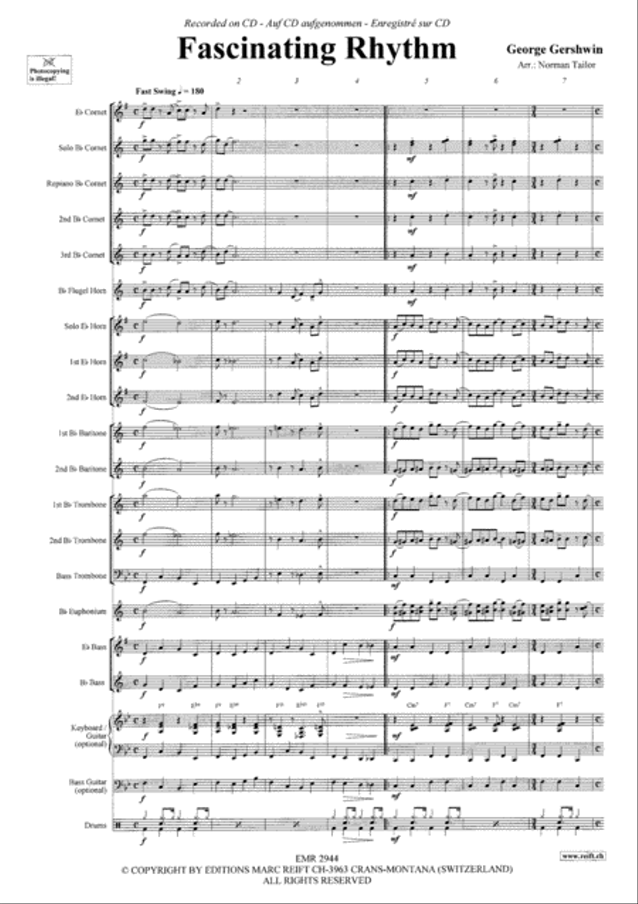 Fascinating Rhythm Fascinating Rhythm Brass Band scores gallery preview page 4