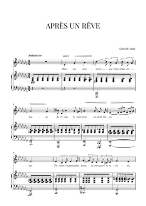 Fauré - Après un Rêve (A-flat minor)