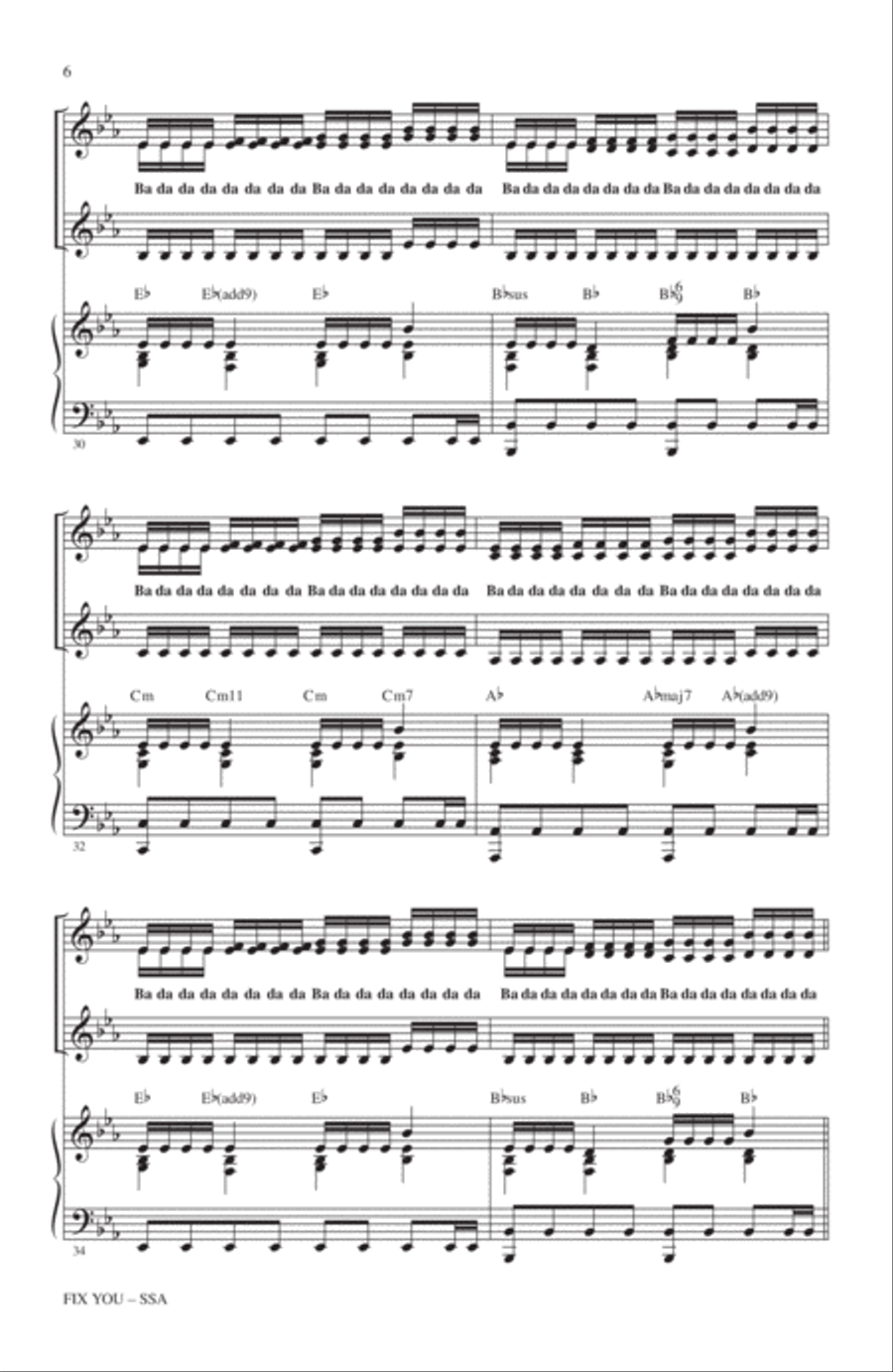 Fix You SSA scores gallery preview page 5