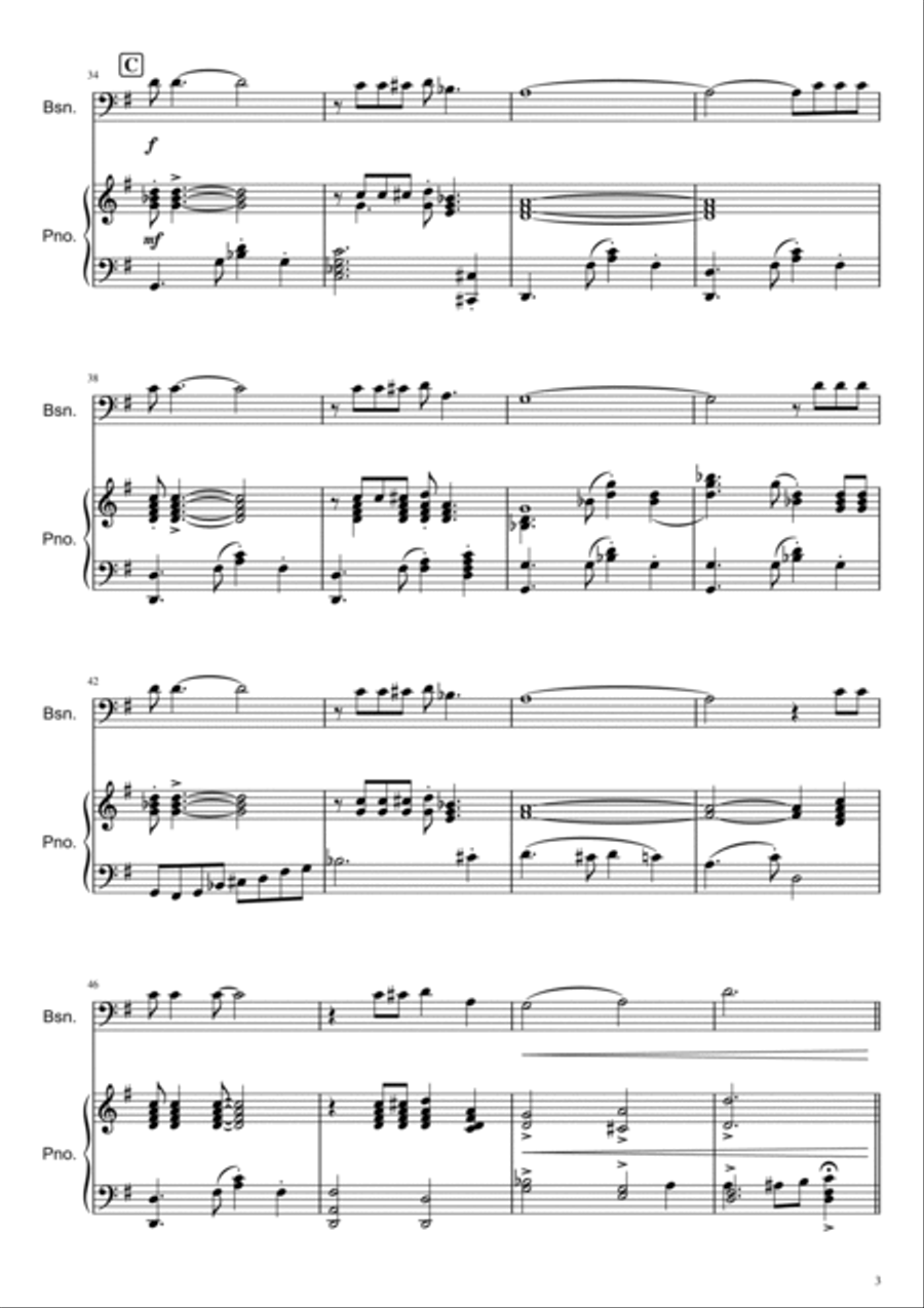 St. Louis Blues - Bassoon Bassoon scores gallery preview page 3