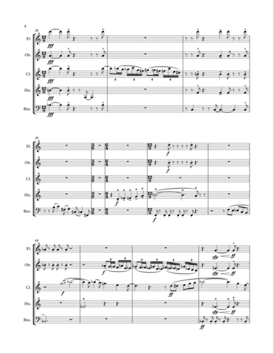 Times Square Shuffle for woodwind quintet image number null