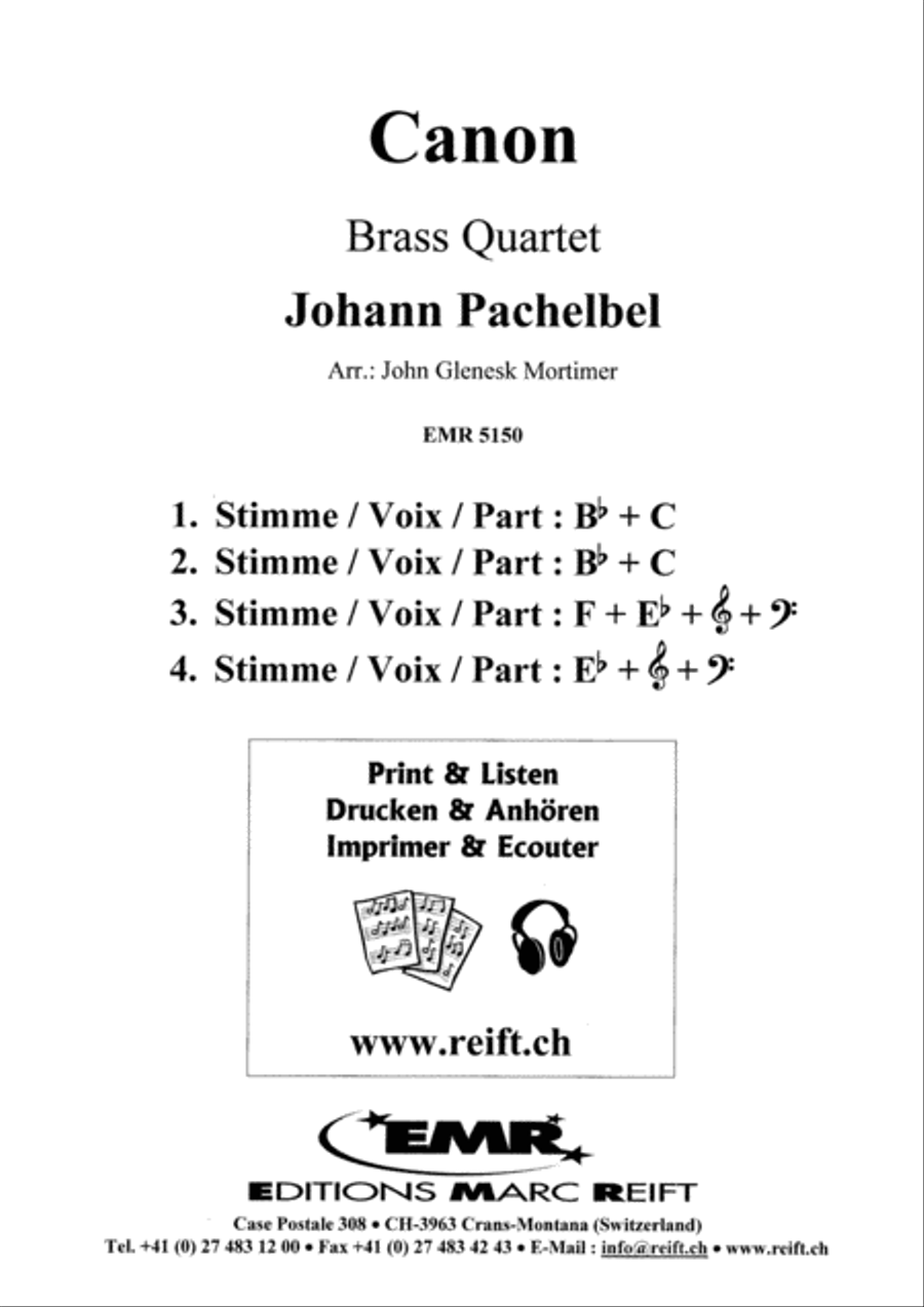 Canon Brass Quartet scores gallery preview page 2