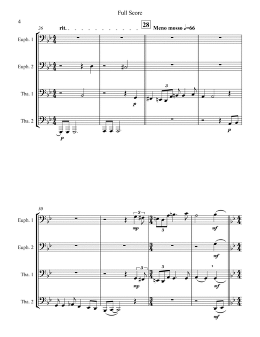 Psalm for Tuba/Euphonium Quartet image number null