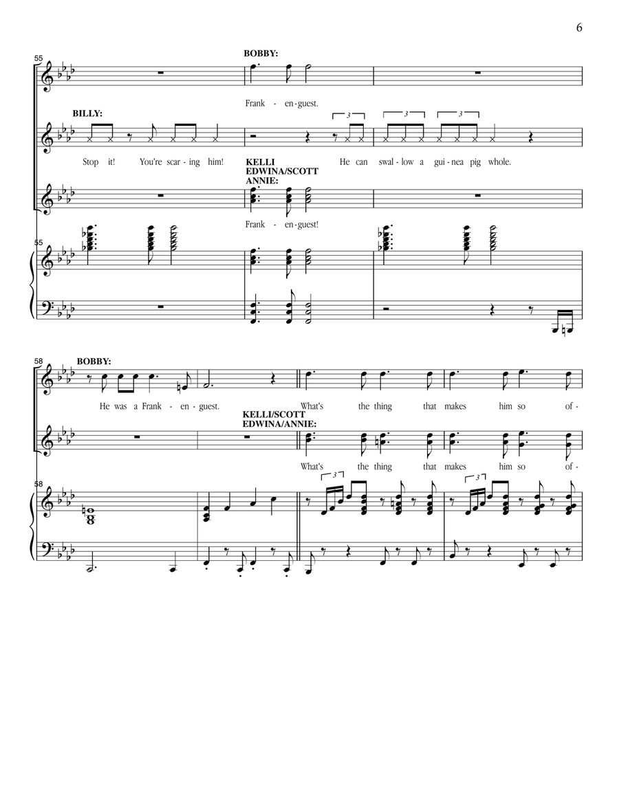 Frankenguest Frankenguest Voice scores gallery preview page 6