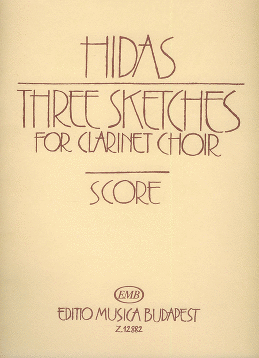 Three Sketches für Klarinetten-Chor