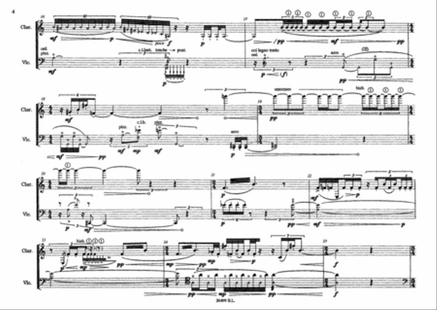 Aus Bebung Aus Bebung Clarinet scores gallery preview page 3