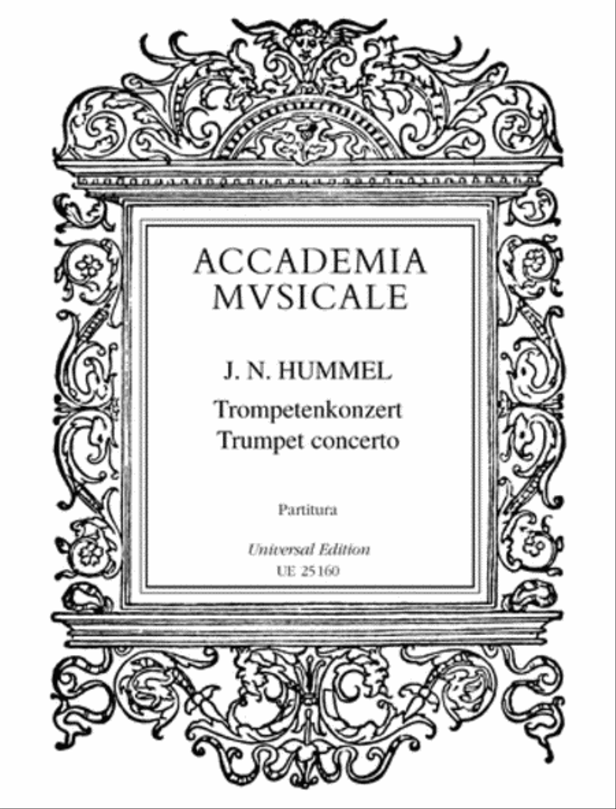 Trumpet Concerto in E major Orchestra scores gallery preview page 1
