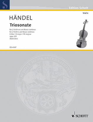 Book cover for 9 Trio Sonatas Op. 2, No. 9