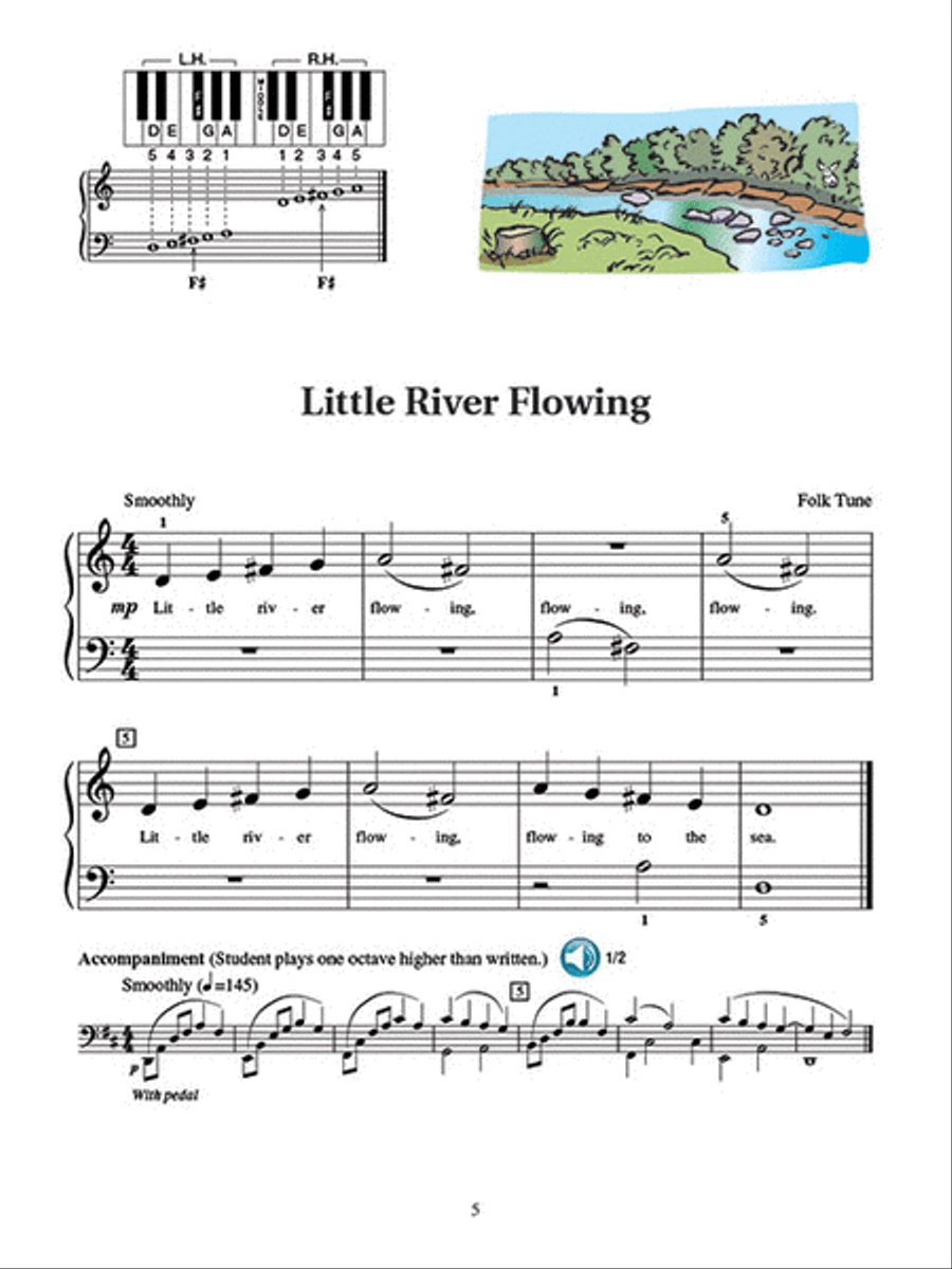 All-in-One Piano Lessons Book D Piano Method scores gallery preview page 4