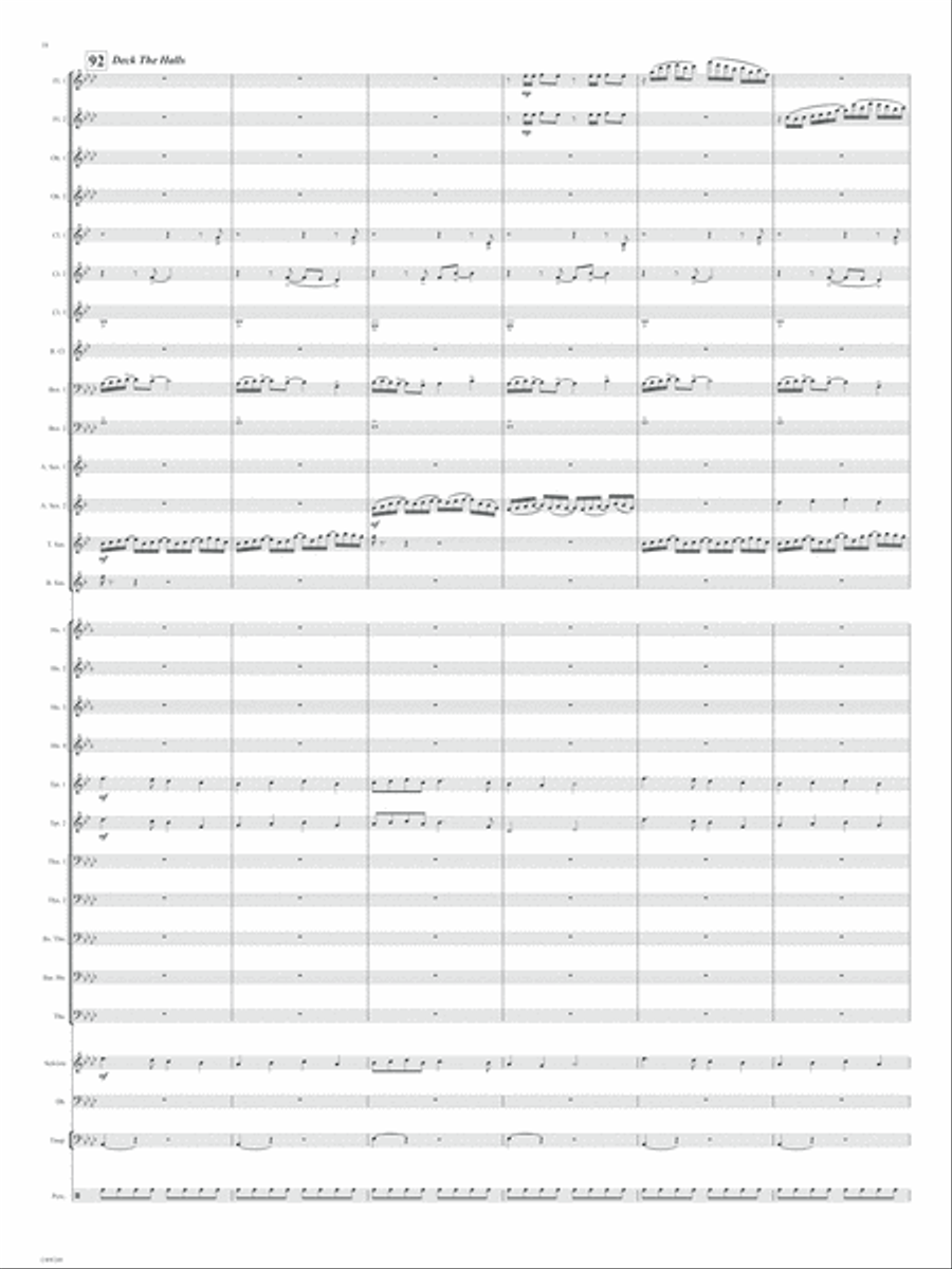 Festive Expressions Concert Band scores gallery preview page 19