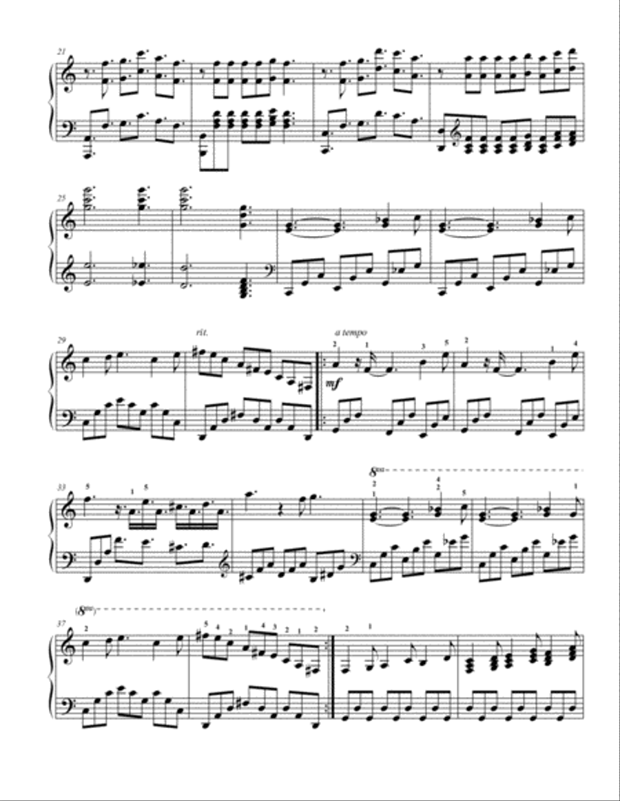 Clair de Lune Clair de Lune Piano Solo scores gallery preview page 2