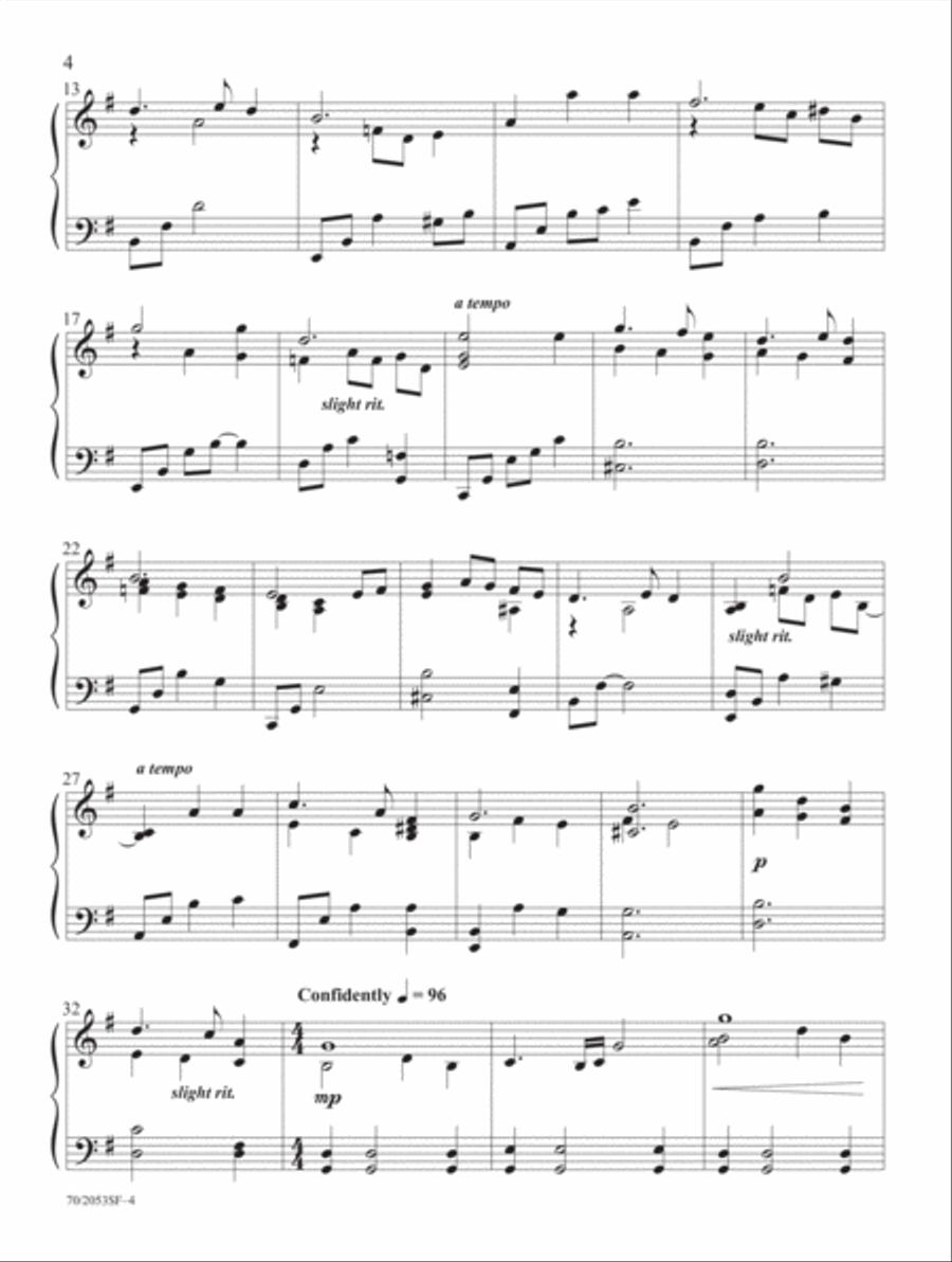 Peace on Earth Peace on Earth Piano Solo scores gallery preview page 3