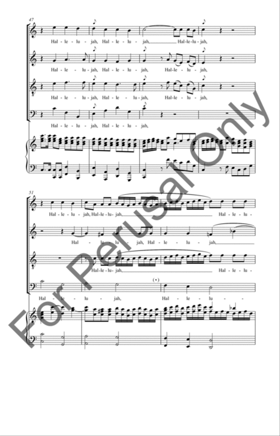 How Excellent Thy Name 4-Part scores gallery preview page 10