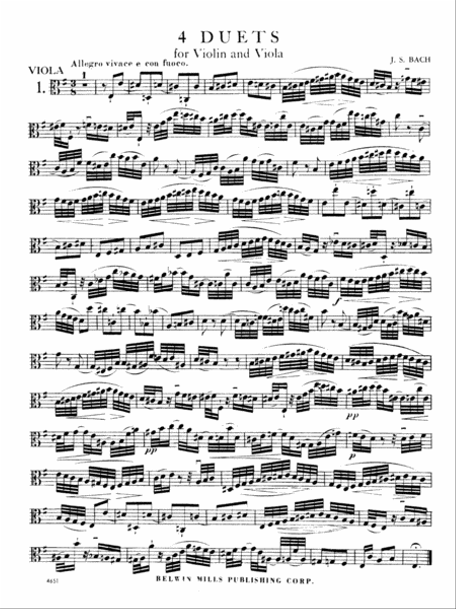 Four Duets String Duet scores gallery preview page 2