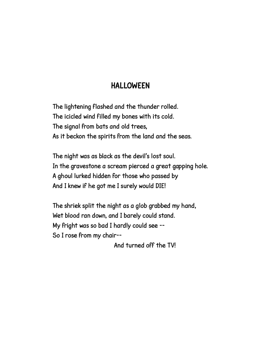 Halloween for Tenor Voice, Violin, and Piano Small Ensemble scores gallery preview page 3