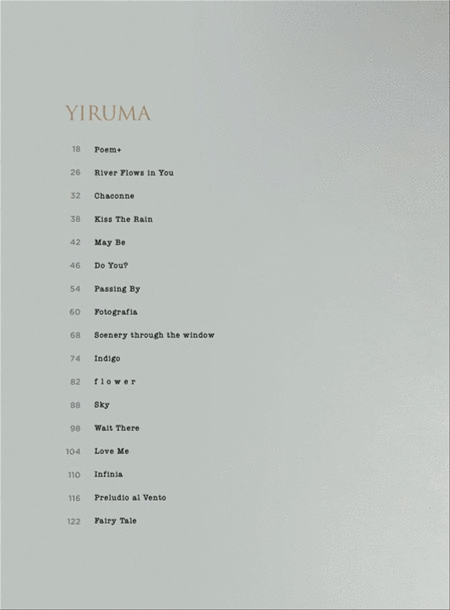 Yiruma The Best Easy Piano scores gallery preview page 2