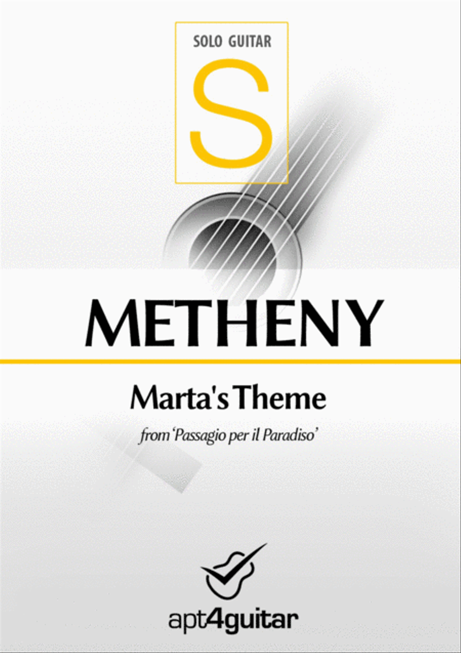 Marta's Theme Marta's Theme Electric Guitar scores gallery preview page 1