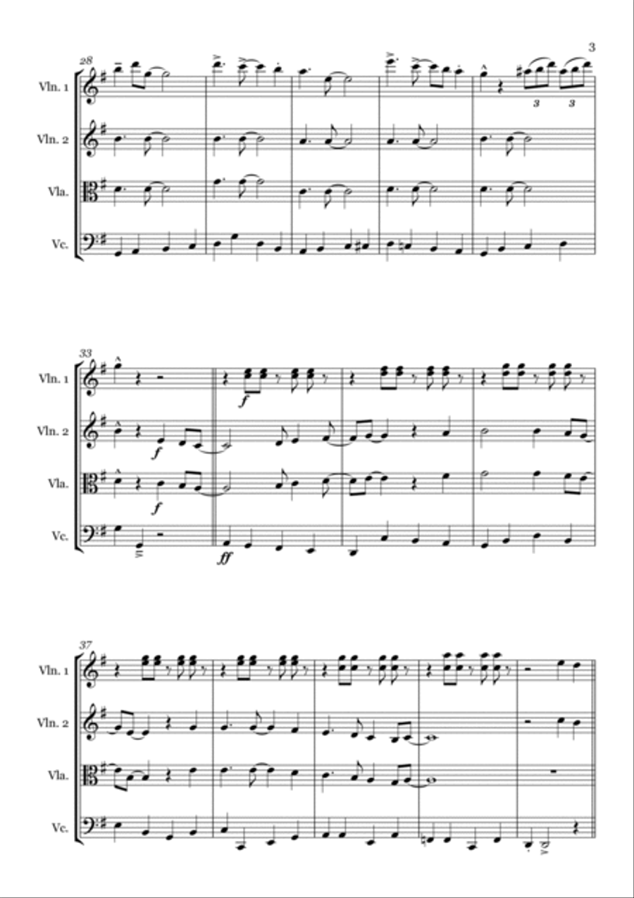 All My Loving String Quartet scores gallery preview page 5