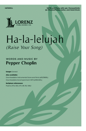 Book cover for Ha-la-lelujah (Raise Your Song)