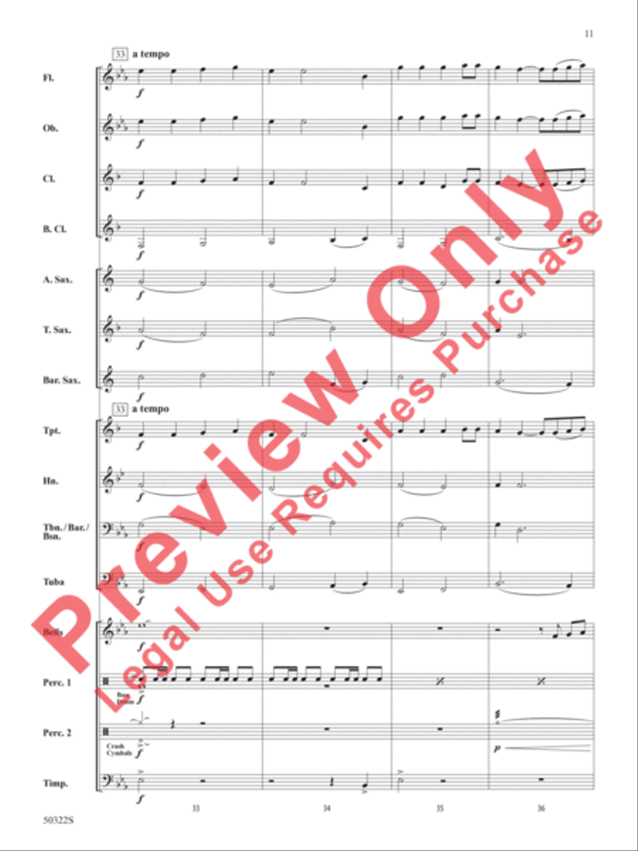 A Scottish Hymn A Scottish Hymn Concert Band scores gallery preview page 12
